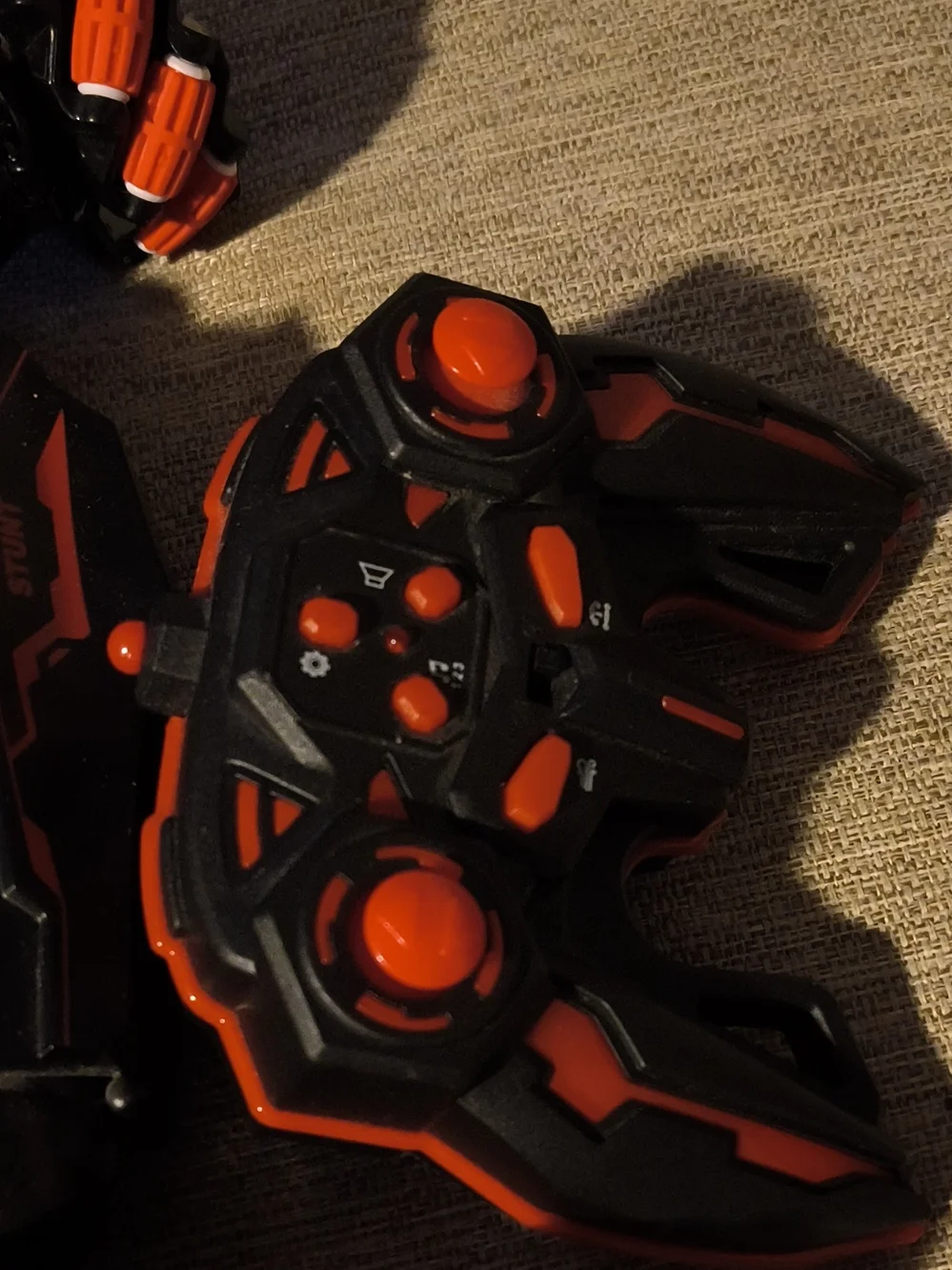 Remote Control Stunt Car - Black and Orange